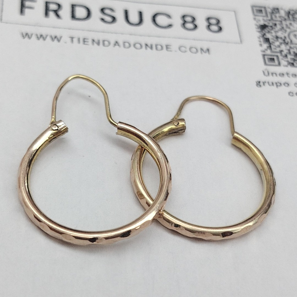 ARRACADAS PAR ORO 8 K 2 GRMS (SEMINUEVO)