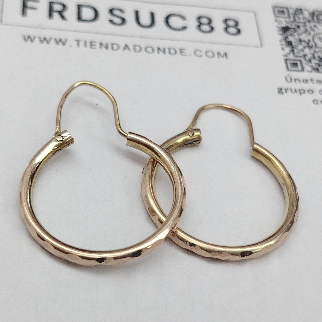 ARRACADAS PAR ORO 8 K 2 GRMS (SEMINUEVO)