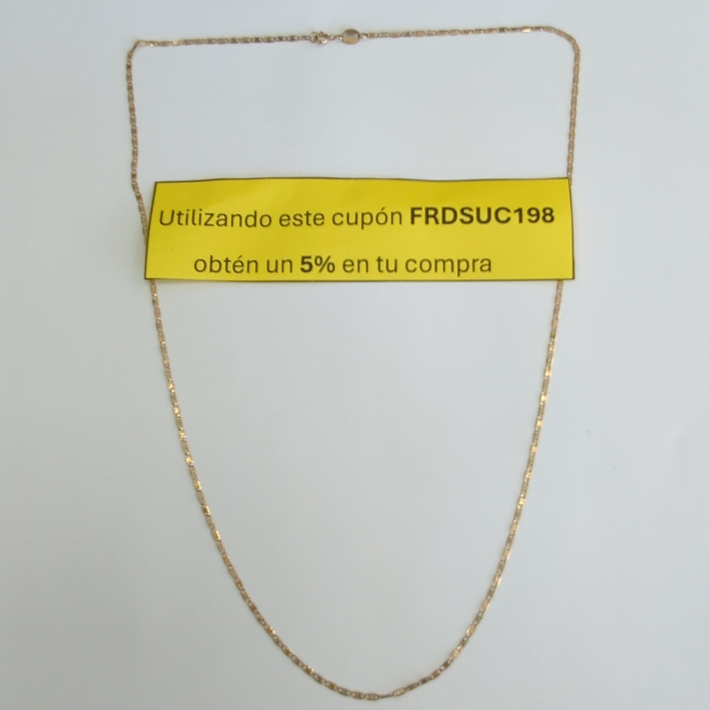 CADENA ORO COMBINADO 10 K 1.6 GRMS (SEMINUEVO)