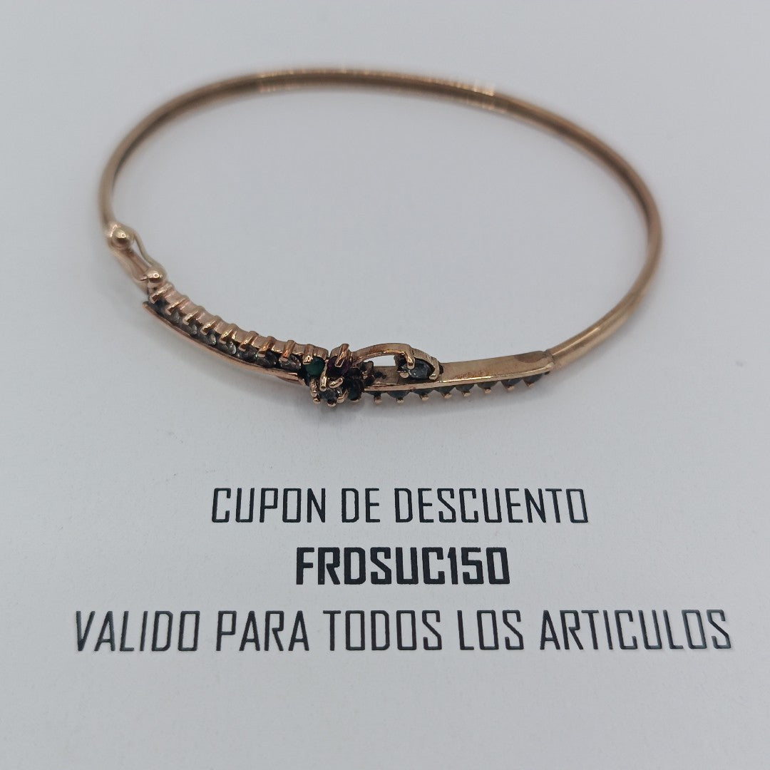 PULSERA RIGIDA ORO 10 K 5.5 GRMS (SEMINUEVO)