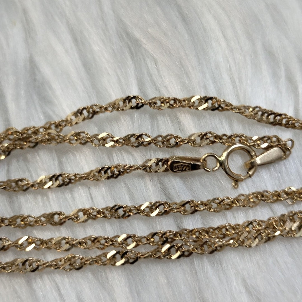 CADENA ORO 14 K 2.5 GRMS (SEMINUEVO)