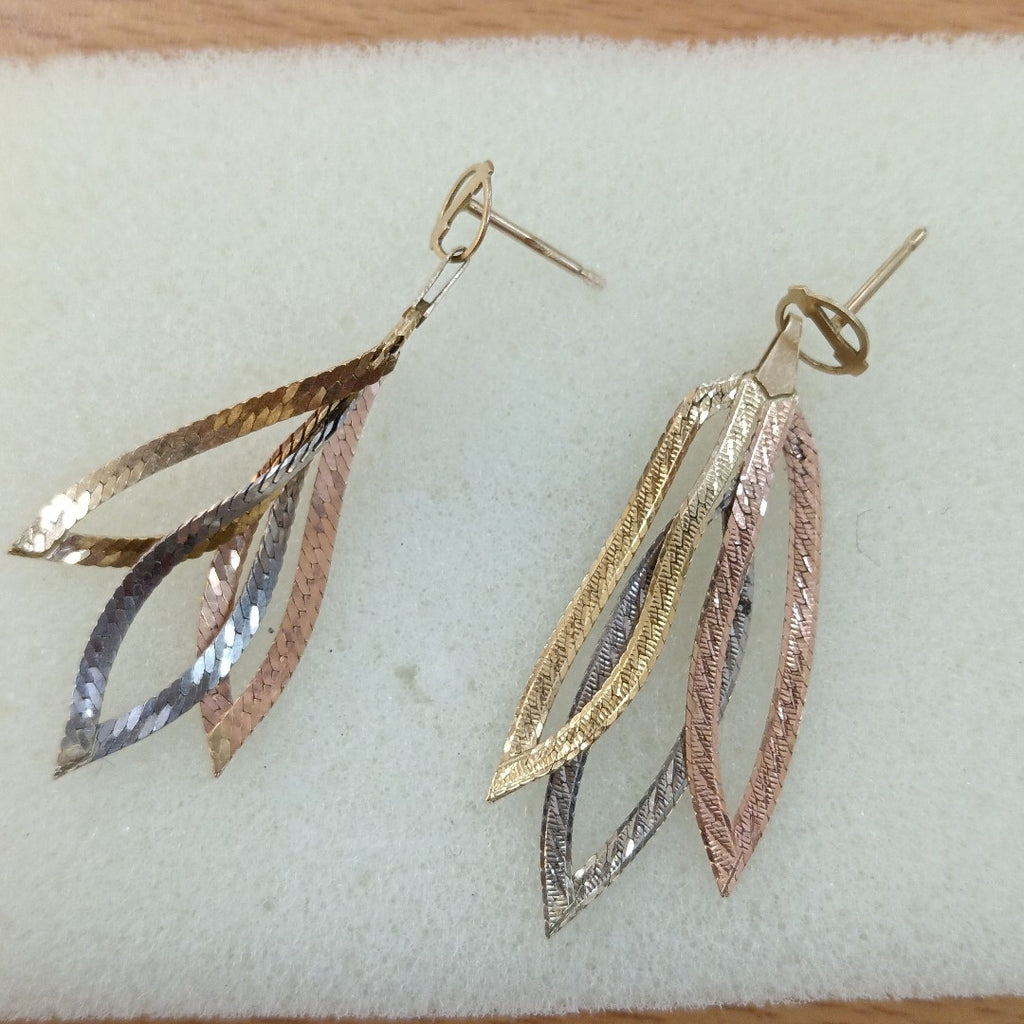 ARETES PAR ORO 10 K 2.7 GRMS (SEMINUEVO)