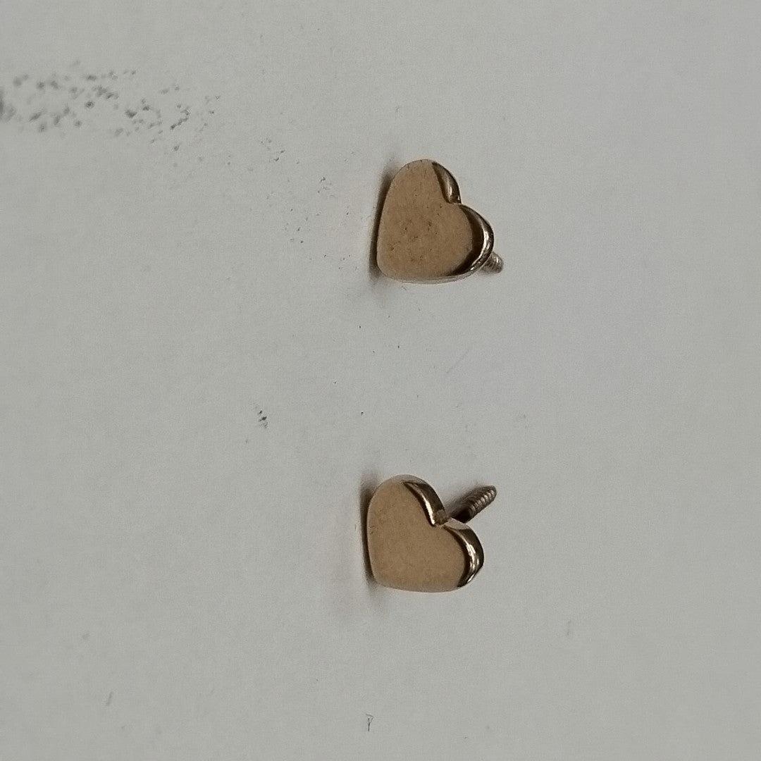 ARETES PAR ORO 14 K 0.5 GRMS (SEMINUEVO)