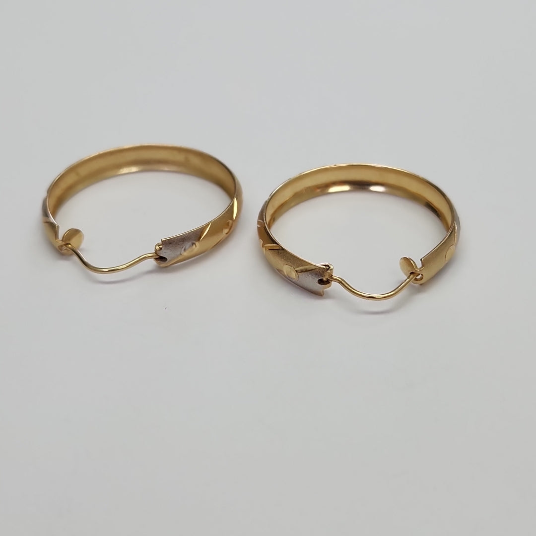 ARRACADAS PAR ORO 10 K 4,40 GRMS (SEMINUEVO)