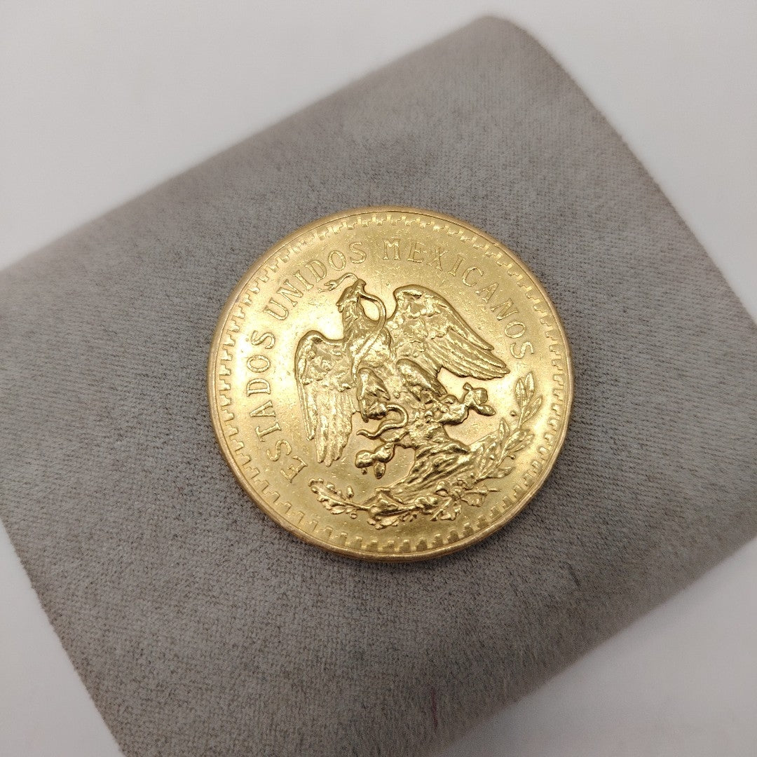 K1 41.6 GRMS 21 K IDENTIFICACIÓN MONEDA NOMINATIVA MONEDAS PESOS 50 PESOS (SEMINUEVO)