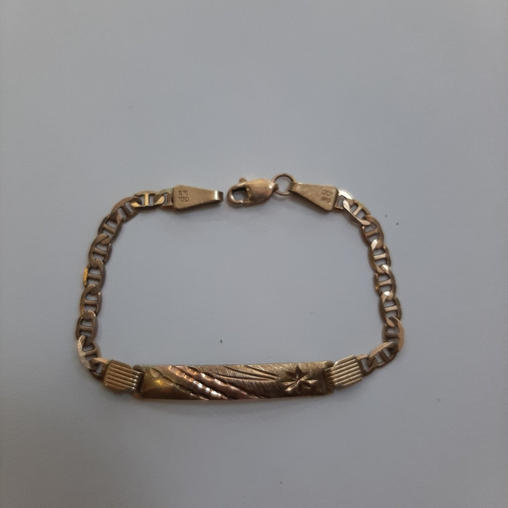 ESCLAVA ORO COMBINADO 10 K 2.8 GRMS (SEMINUEVO)