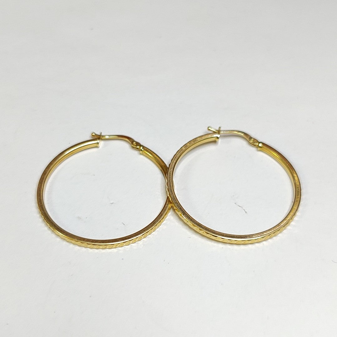 ARRACADAS PAR ORO 14 K 3,40 GRMS (SEMINUEVO)