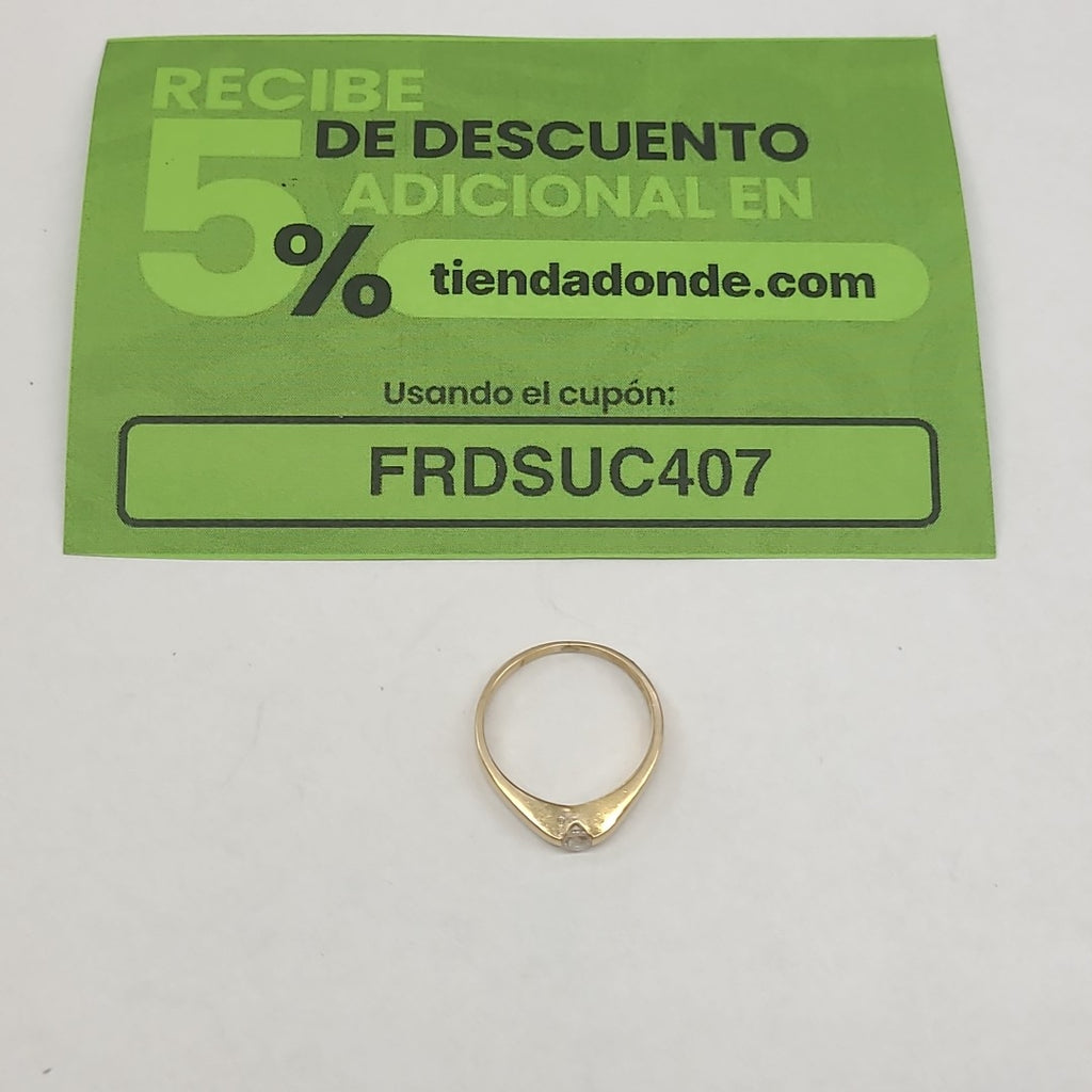 SOLITARIO ORO 14 K 2.5 GRMS (SEMINUEVO)