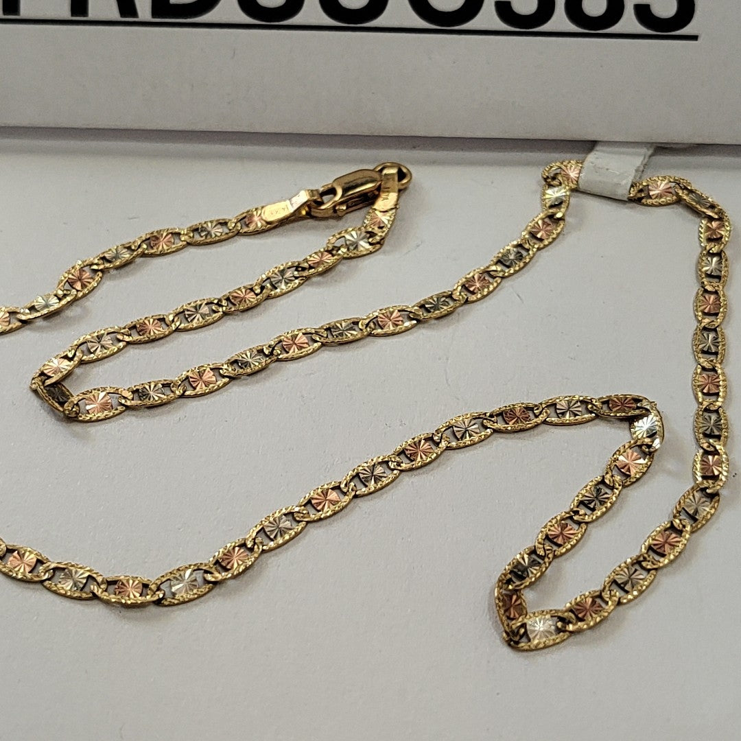 CADENA ORO 14 K 4.5 GRMS (SEMINUEVO)