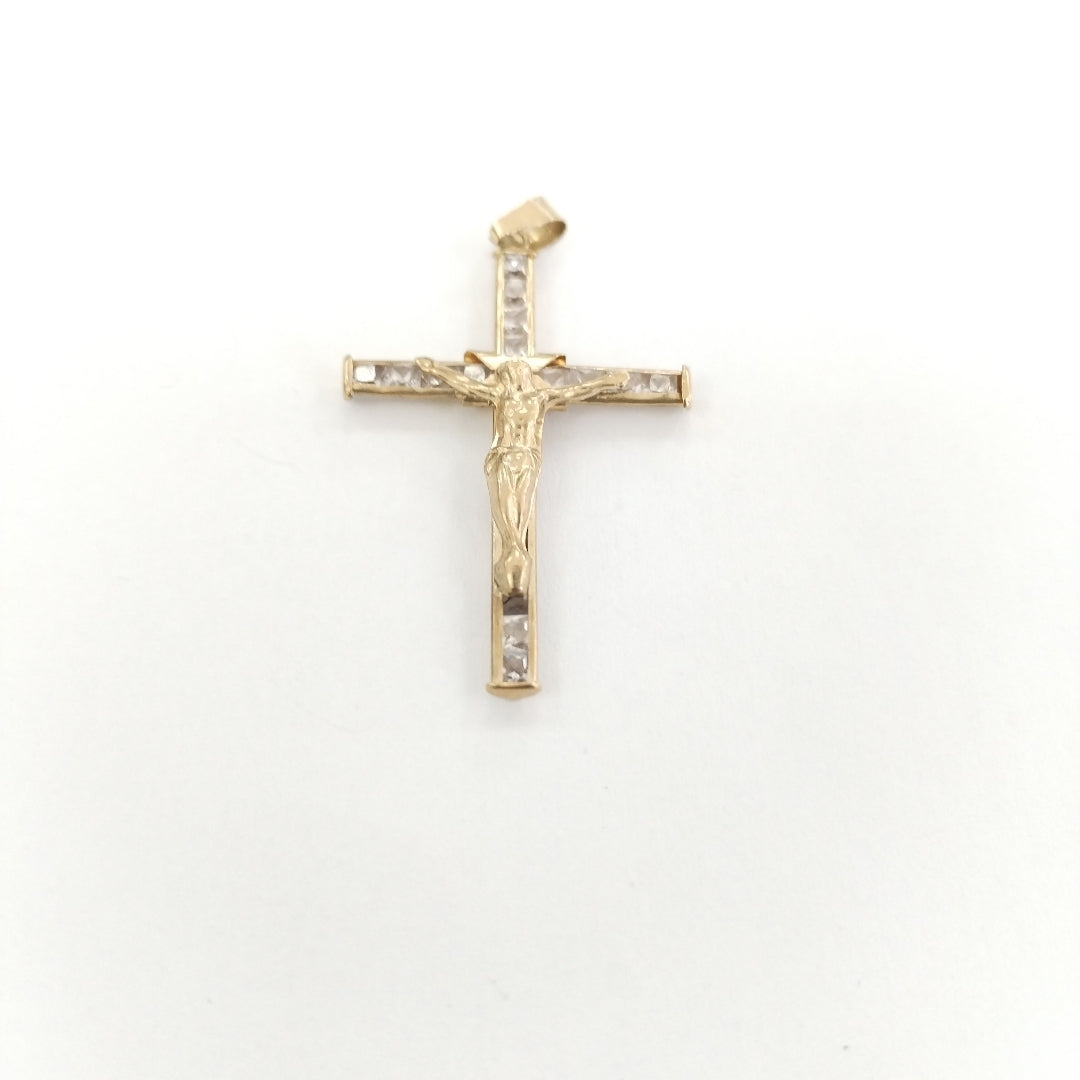 CRUCIFIJO ORO 10 K 1.7 GRMS (SEMINUEVO)