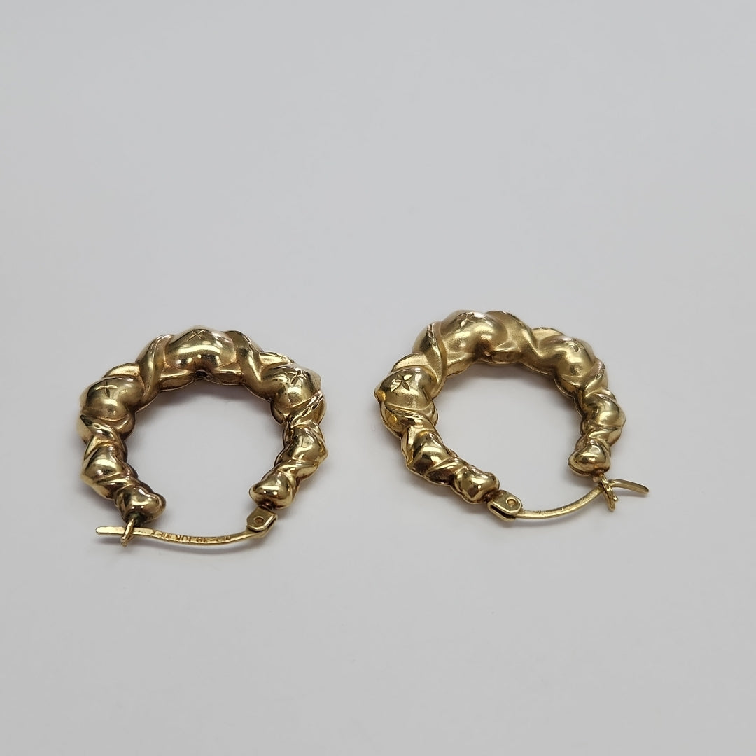ARRACADAS PAR ORO 10 K 3,00 GRMS (SEMINUEVO)