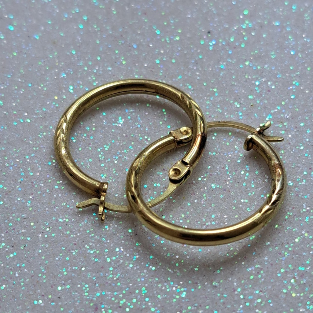 ARRACADAS PAR ORO 14 K 1,70 GRMS (SEMINUEVO)