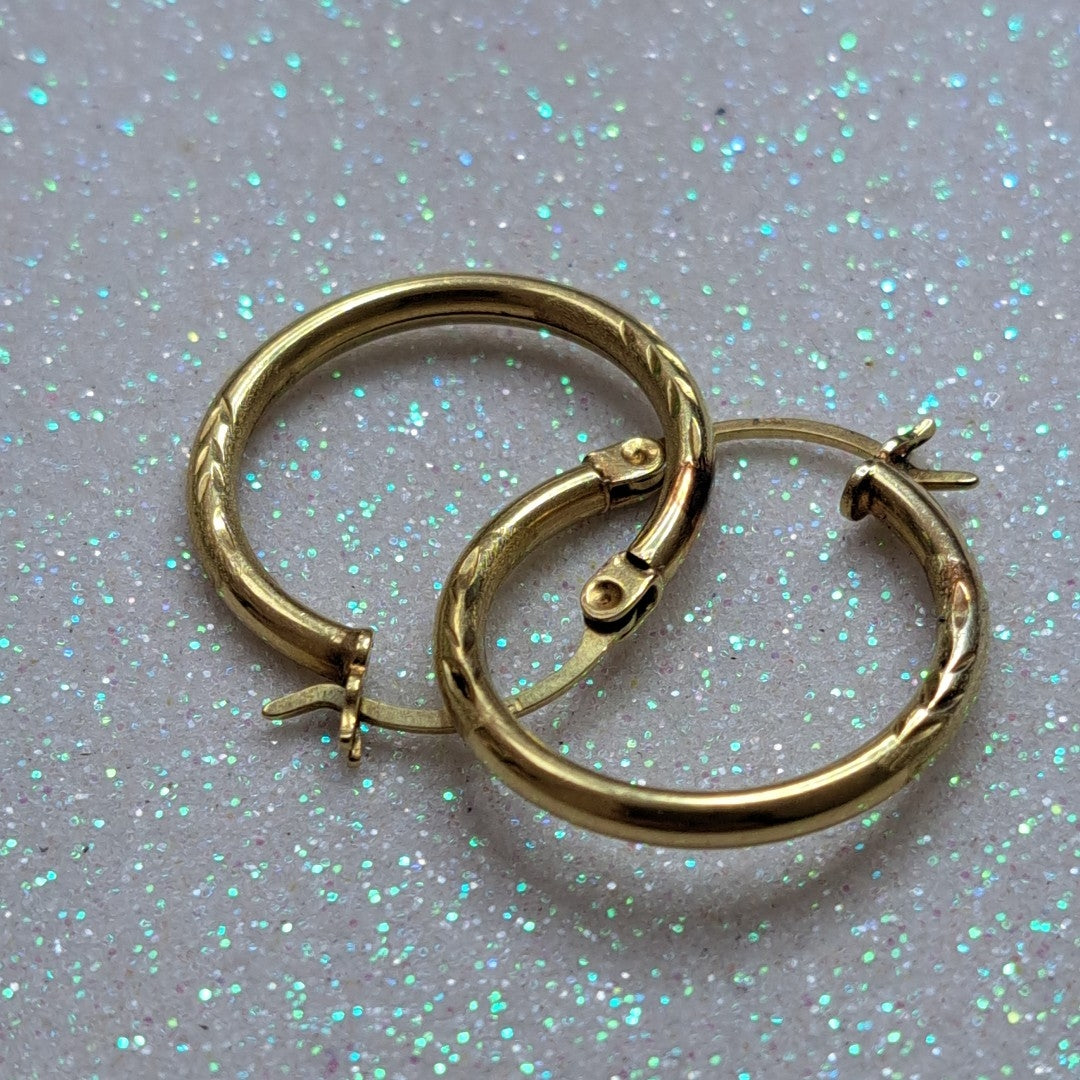 ARRACADAS PAR ORO 14 K 1,70 GRMS (SEMINUEVO)