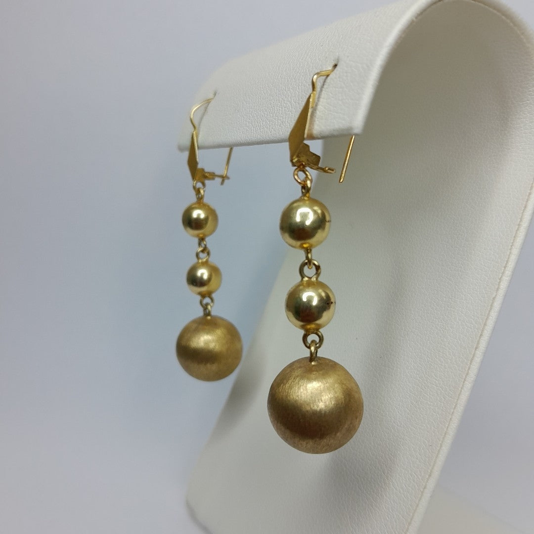 ARETES PAR ORO 8 K 3.5 GRMS (SEMINUEVO)