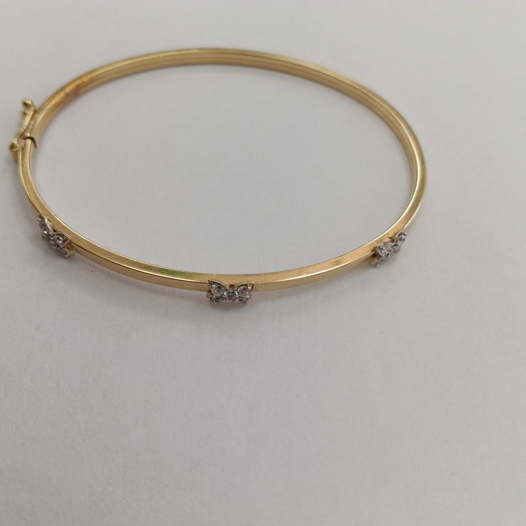 PULSERA RIGIDA ORO 14 K 4.1 GRMS (SEMINUEVO)