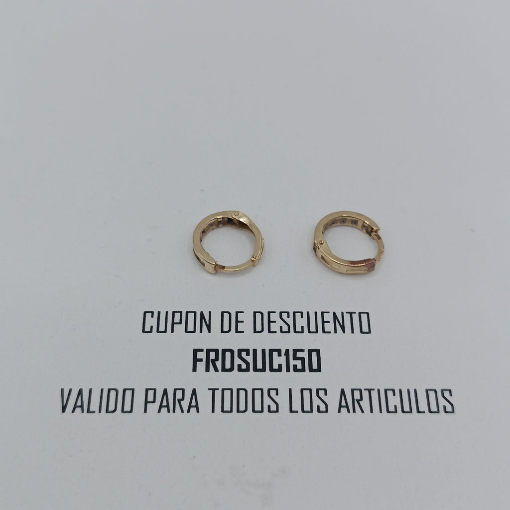 ARETES PAR ORO 10 K 0,70 GRMS (SEMINUEVO)