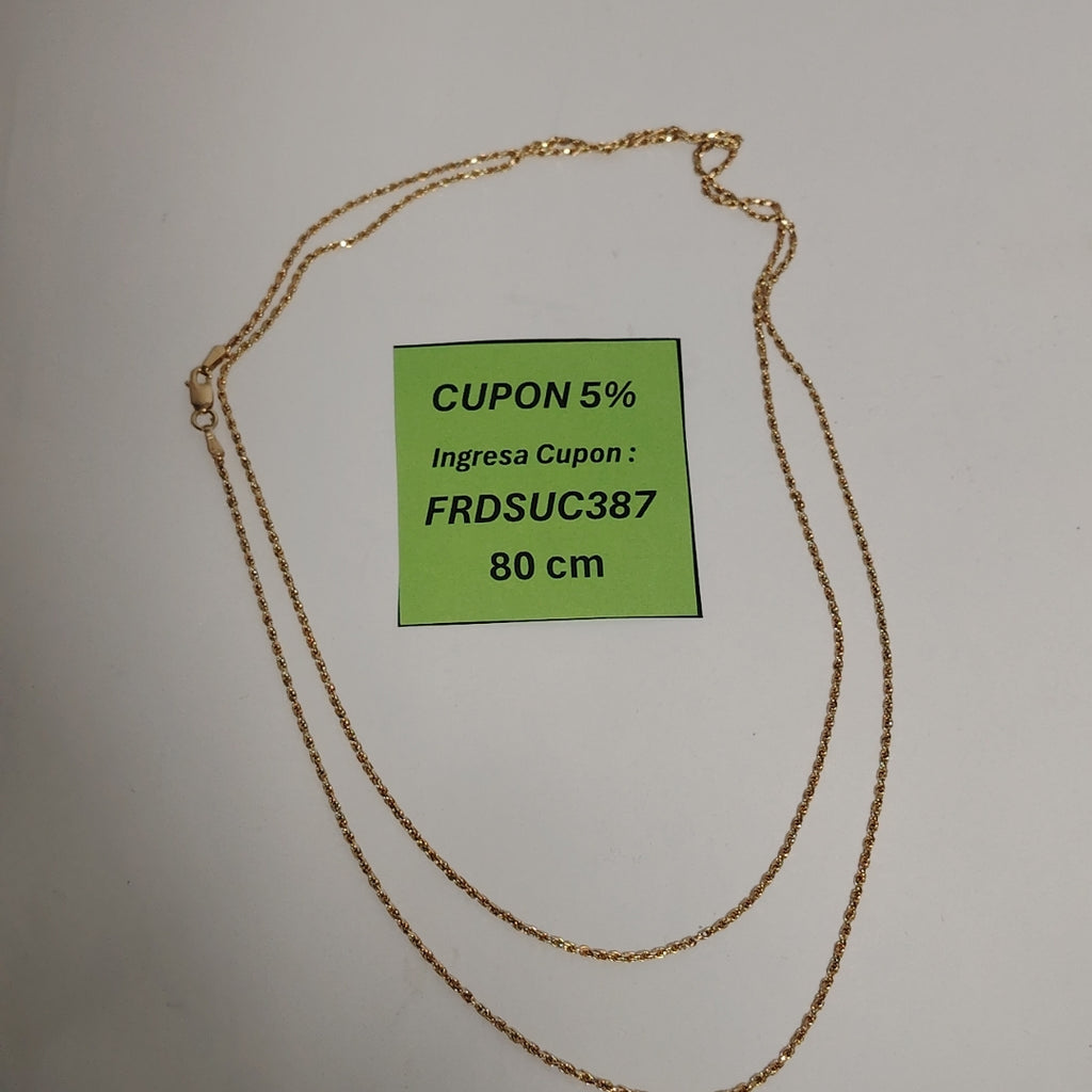 CADENA ORO 14 K 6,50 GRMS (SEMINUEVO)