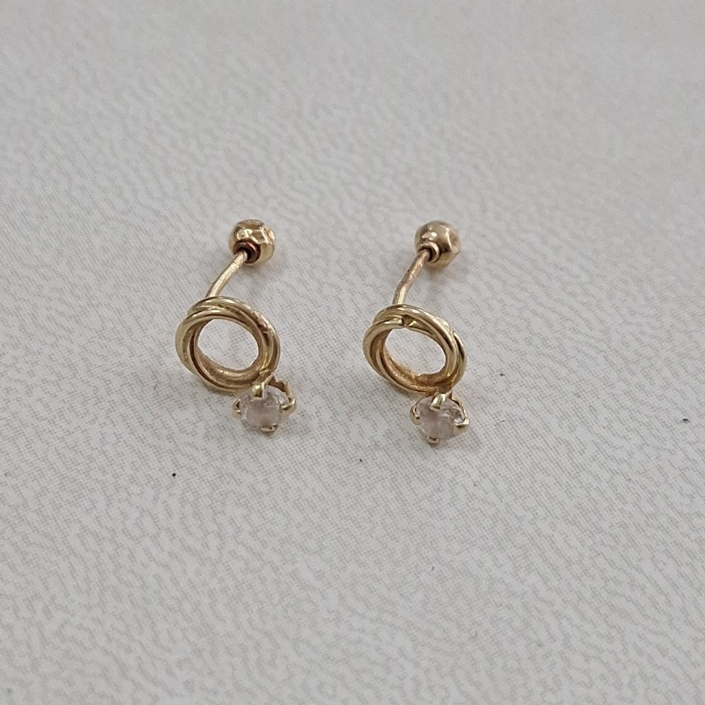 BROQUELES PAR ORO 10 K 0,40 GRMS (SEMINUEVO)