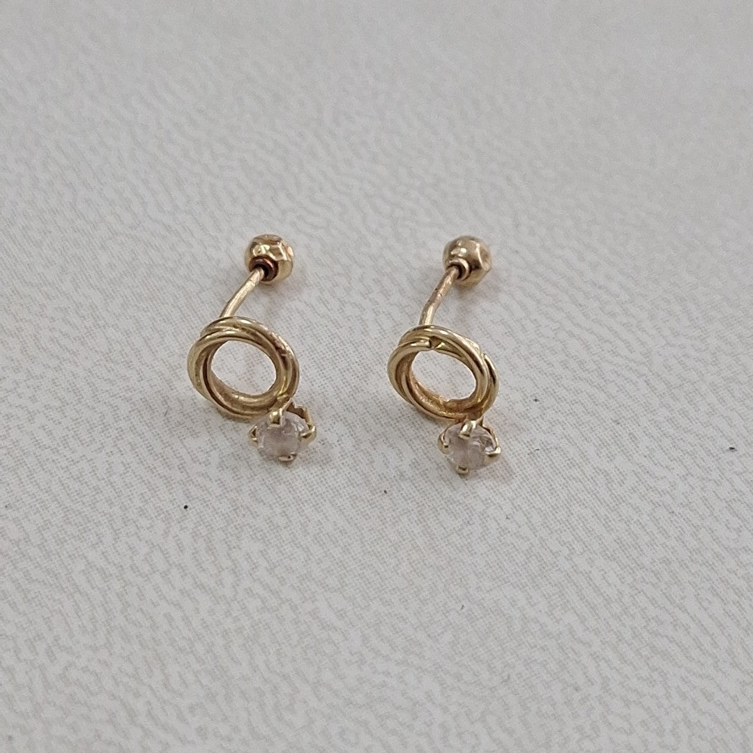 BROQUELES PAR ORO 10 K 0,40 GRMS (SEMINUEVO)