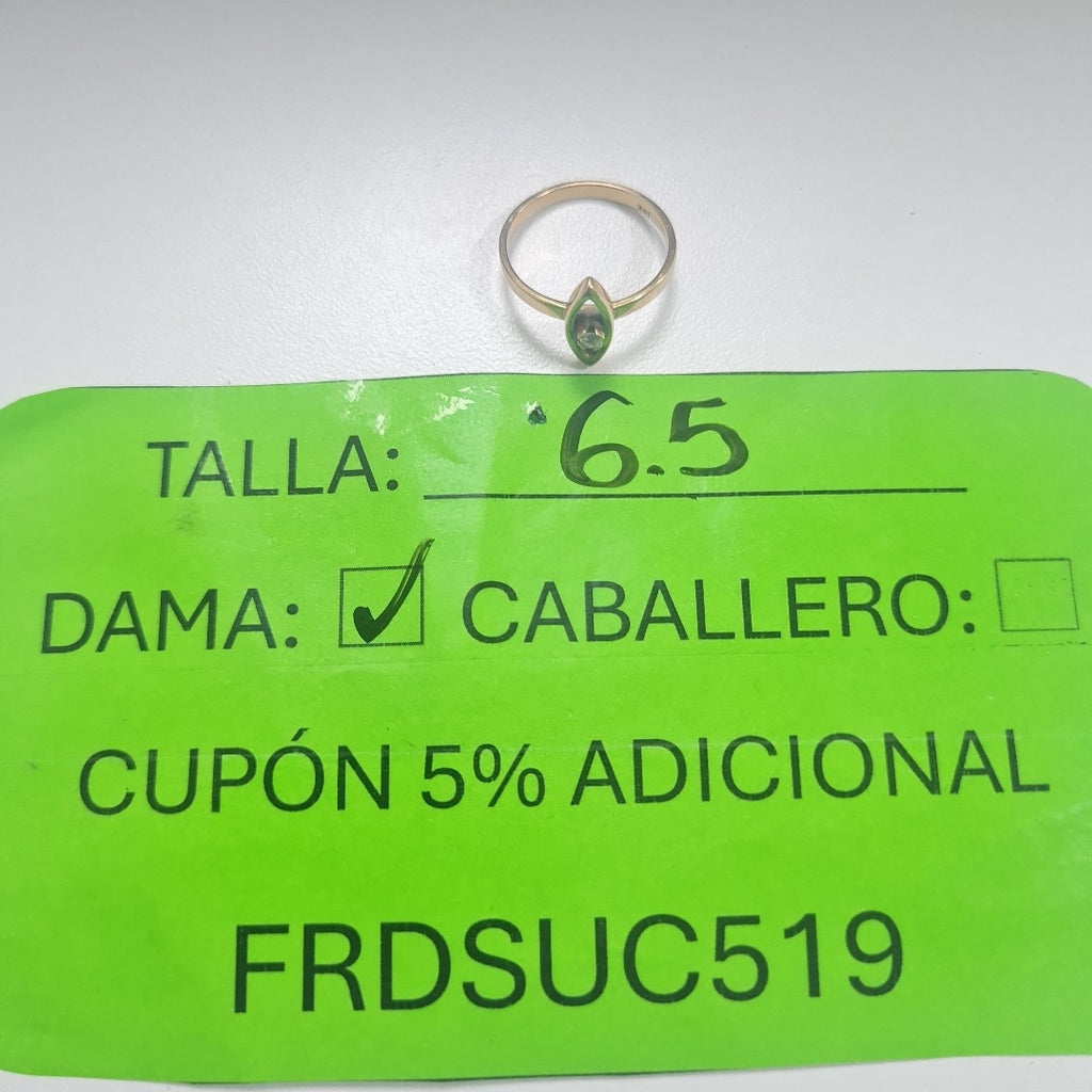 ANILLO ORO 14 K 2,30 GRMS (SEMINUEVO)