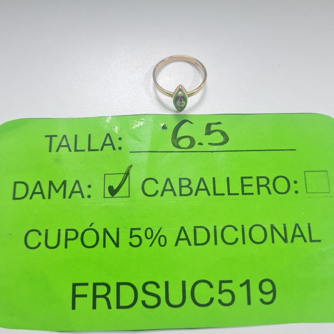 ANILLO ORO 14 K 2,30 GRMS (SEMINUEVO)