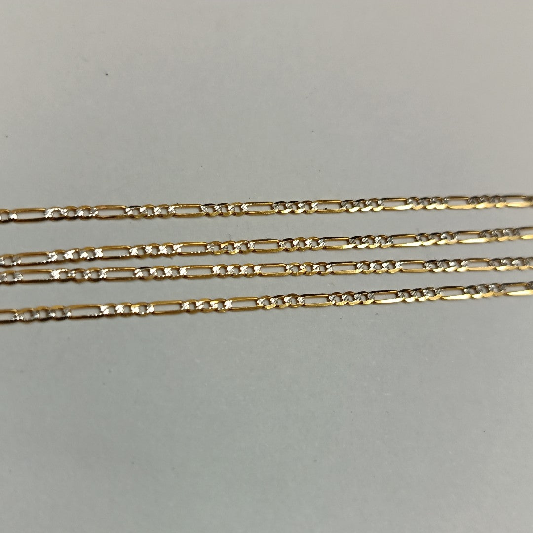 CADENA ORO, RODIADO 14 K 1.8 GRMS (SEMINUEVO)