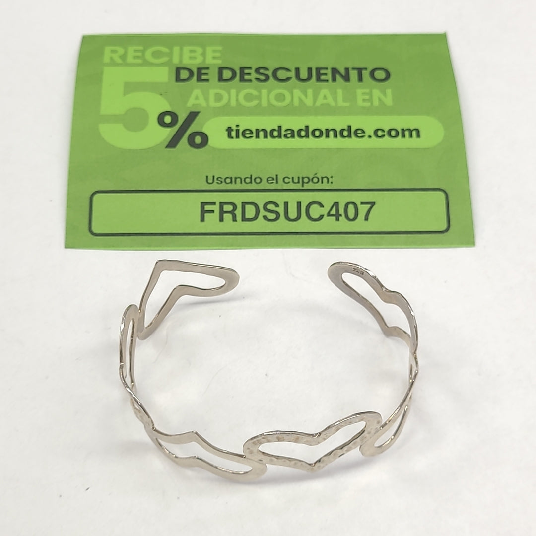PULSERA RIGIDA PLATA 10.3 GRMS (SEMINUEVO)