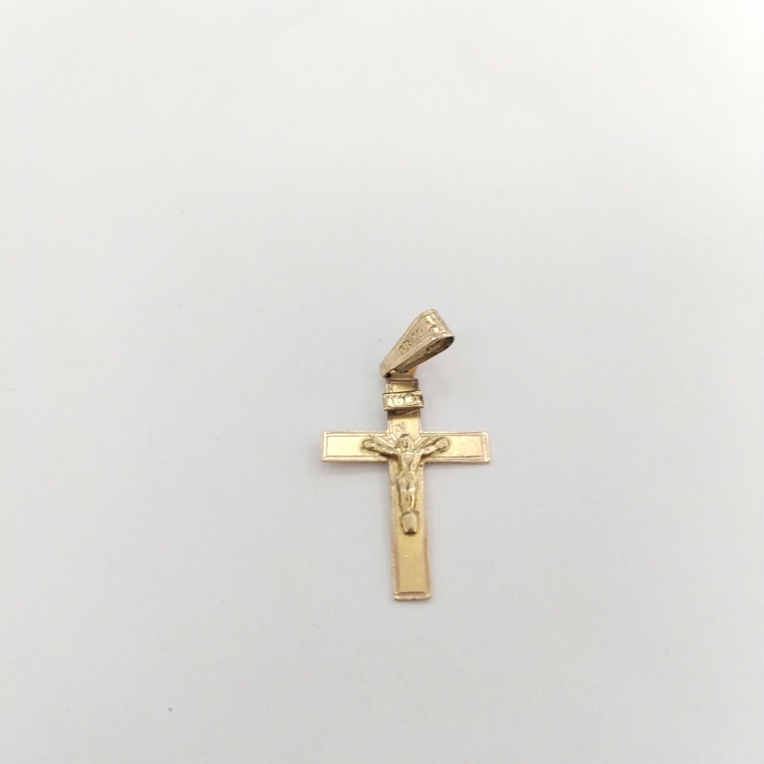CRUCIFIJO ORO 10 K 0,80 GRMS (SEMINUEVO)