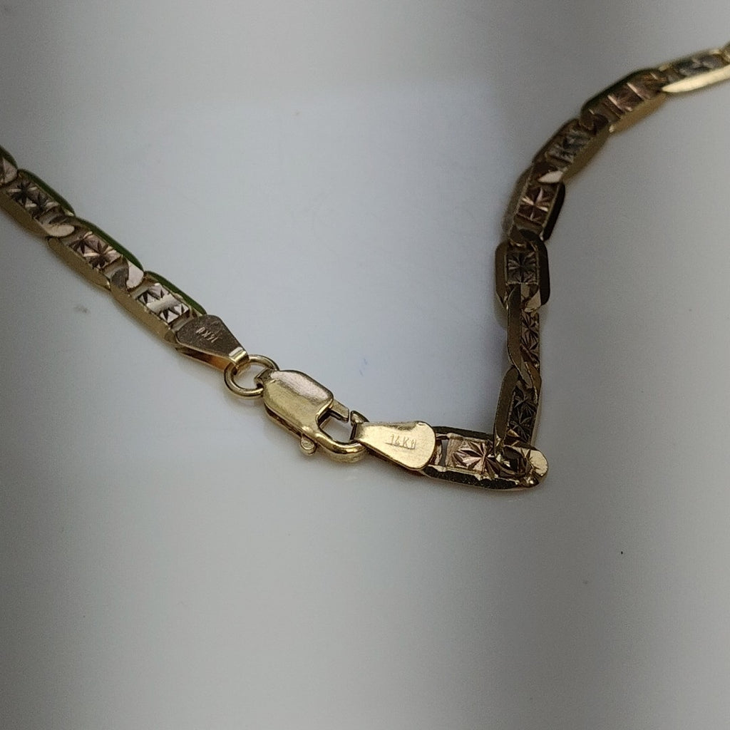 CADENA ORO,ORO COMBINADO 14 K 21,10 GRMS (SEMINUEVO)
