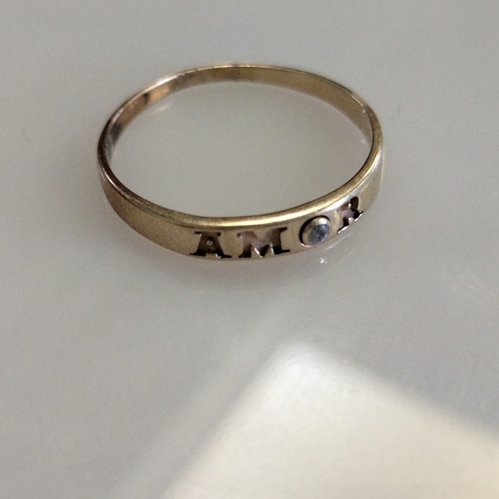 ANILLO ORO 10 K 1.7 GRMS (SEMINUEVO)