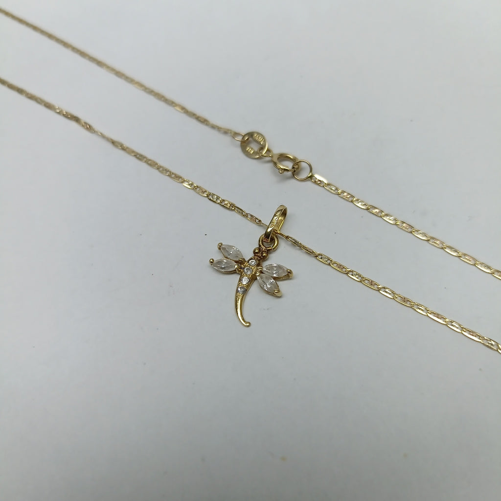 CADENA, DIJE ORO 14 K 2.1 GRMS (SEMINUEVO)