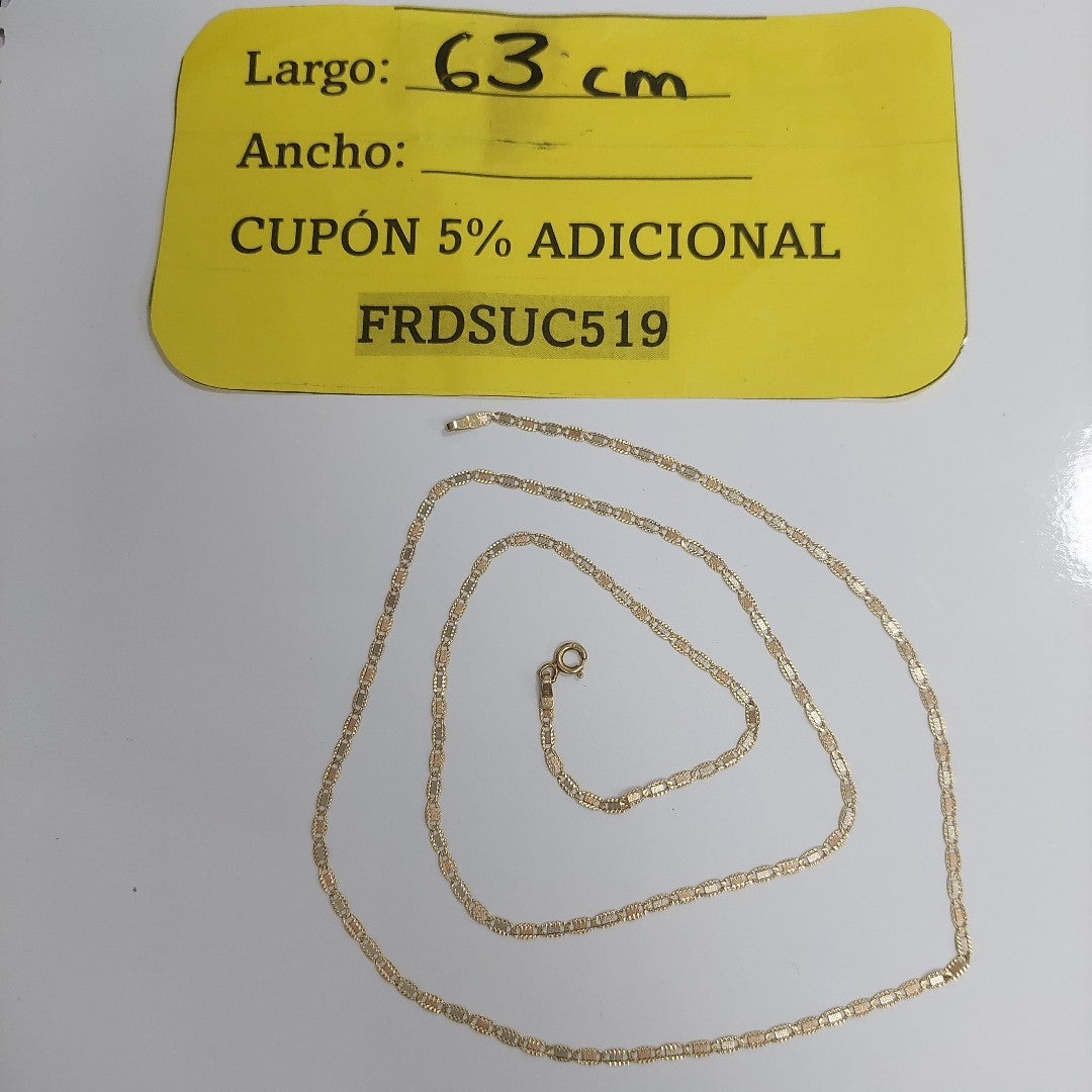 CADENA ORO 14 K 3,70 GRMS (SEMINUEVO)