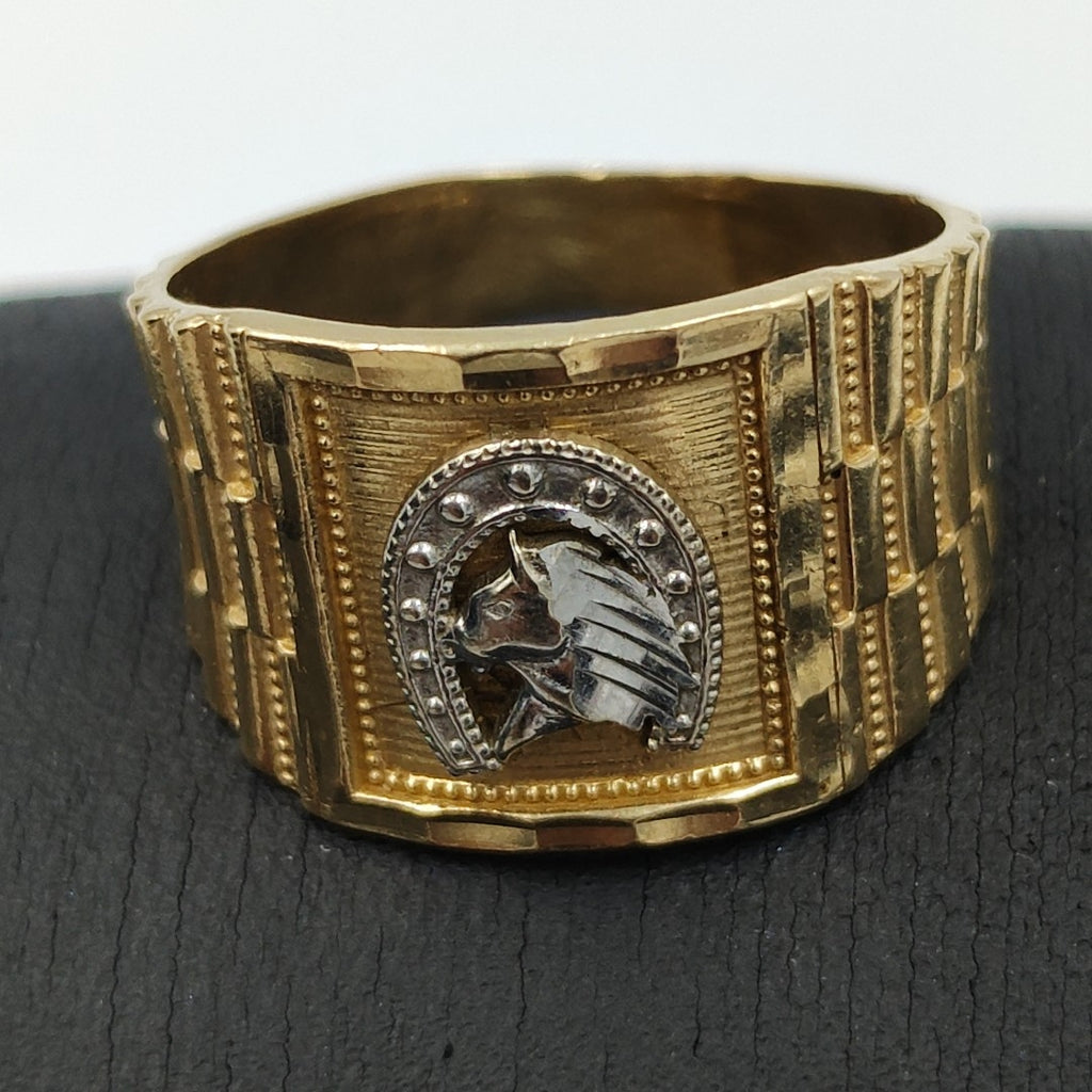 ANILLO ORO, ORO COMBINADO 14 K 4.7 GRMS (SEMINUEVO)