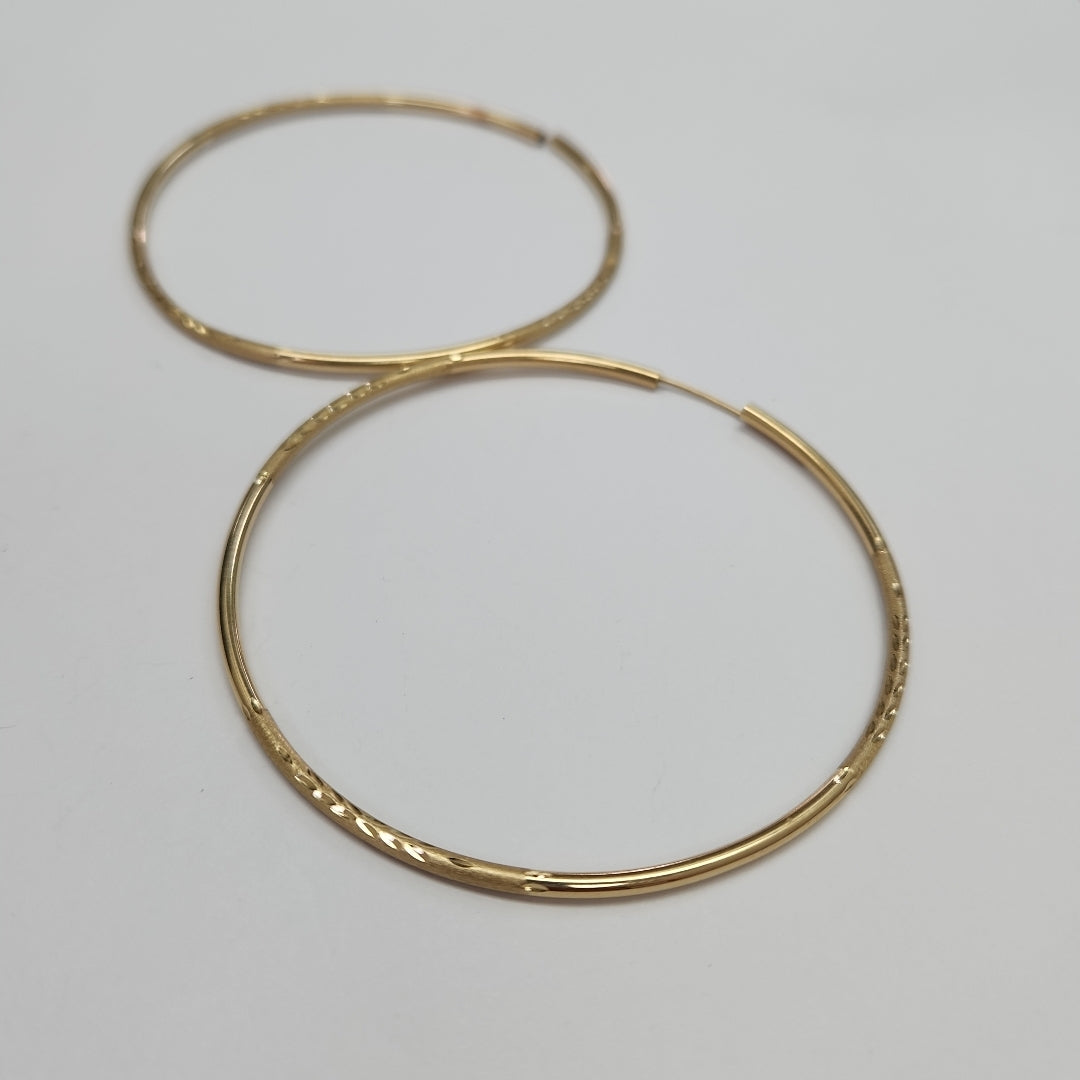 ARRACADAS PAR ORO 14 K 3,40 GRMS (SEMINUEVO)