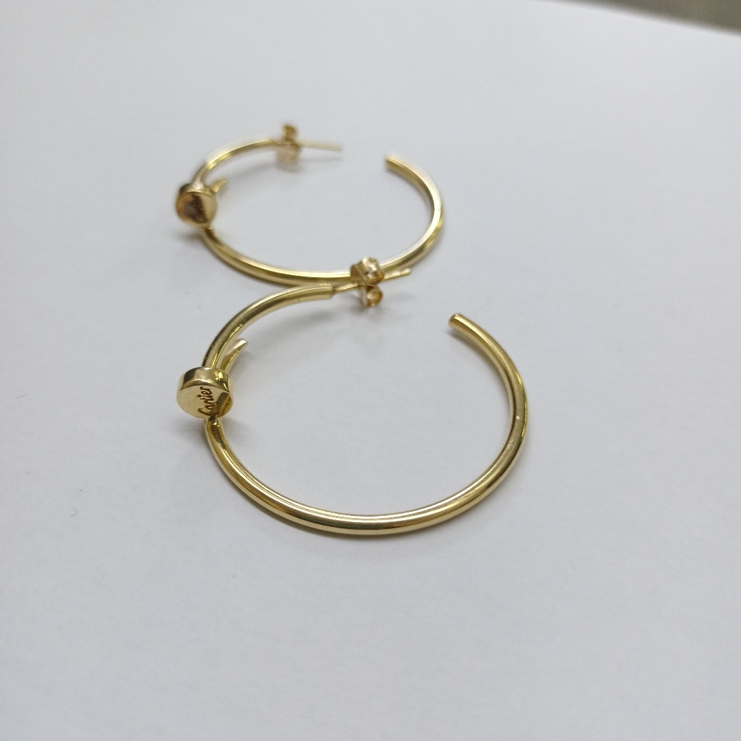 ARRACADAS PAR ORO 14 K 10.1 GRMS (SEMINUEVO)