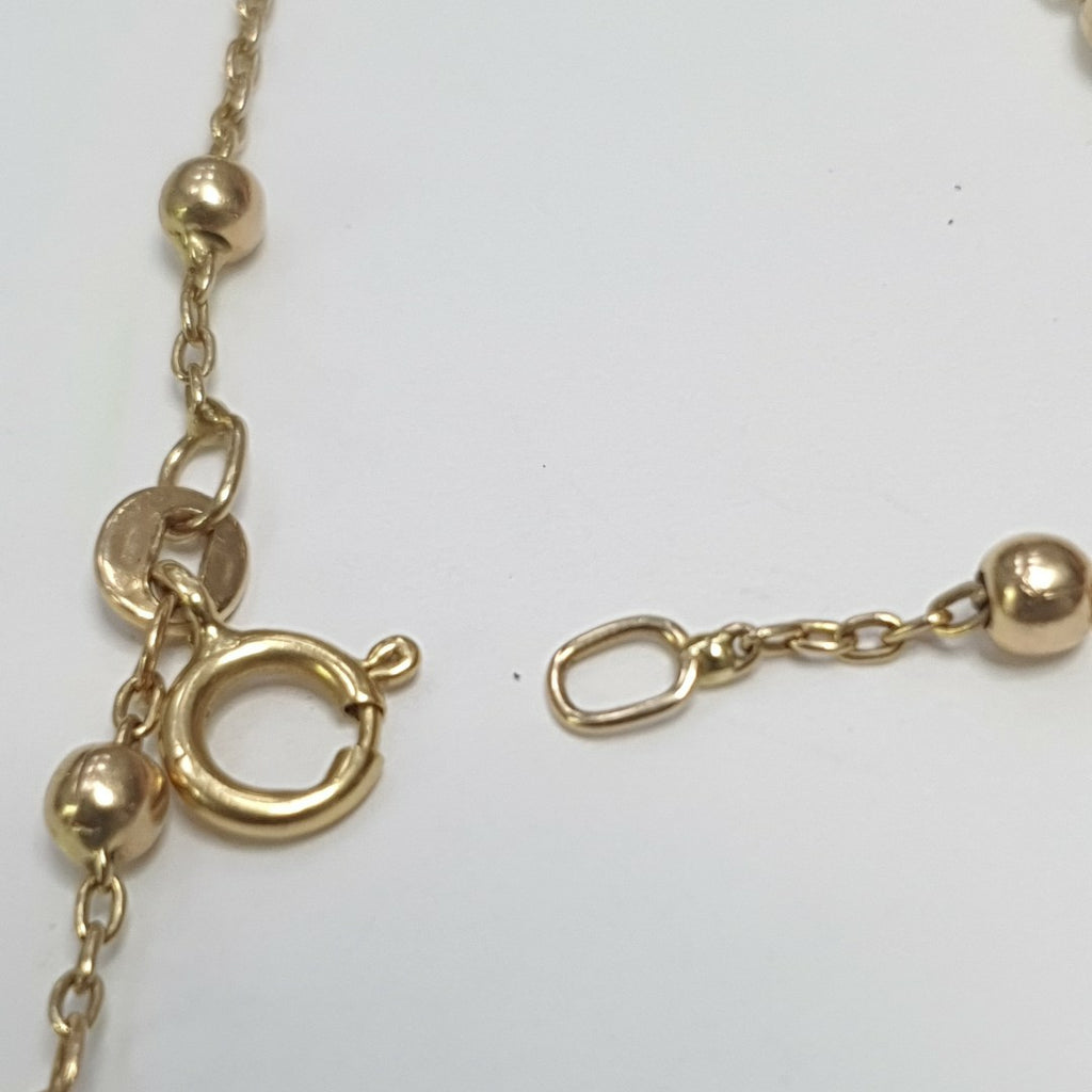 PULSERA, ROSARIO ORO 18 K 2.9 GRMS (SEMINUEVO)