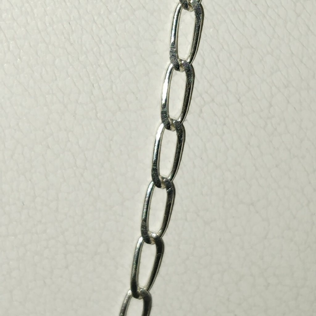 CADENA TEJIDO ESLABONES PLATA .925 55 CM 2.7 GR (NUEVO)