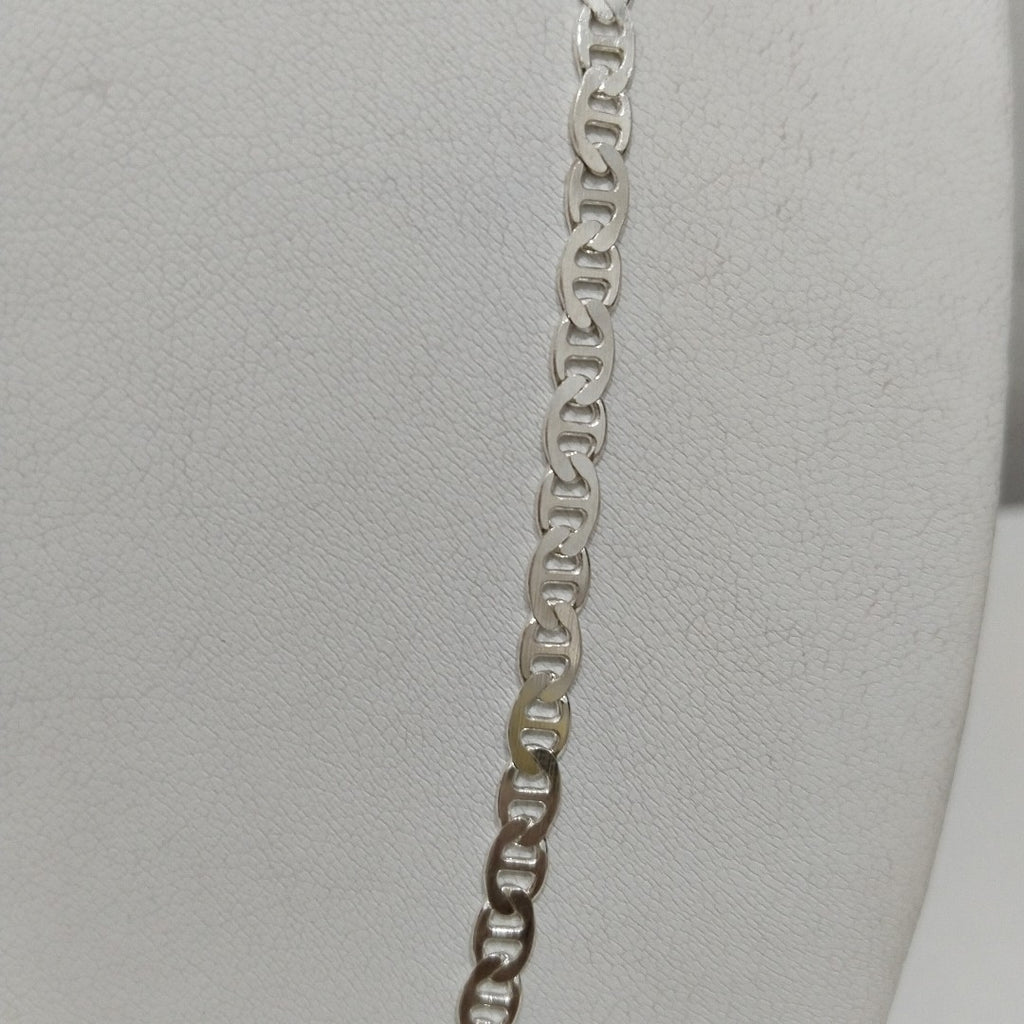 CADENA TEJIDO GUCHI PLATA .925 55 CM 12.6 GR (NUEVO)