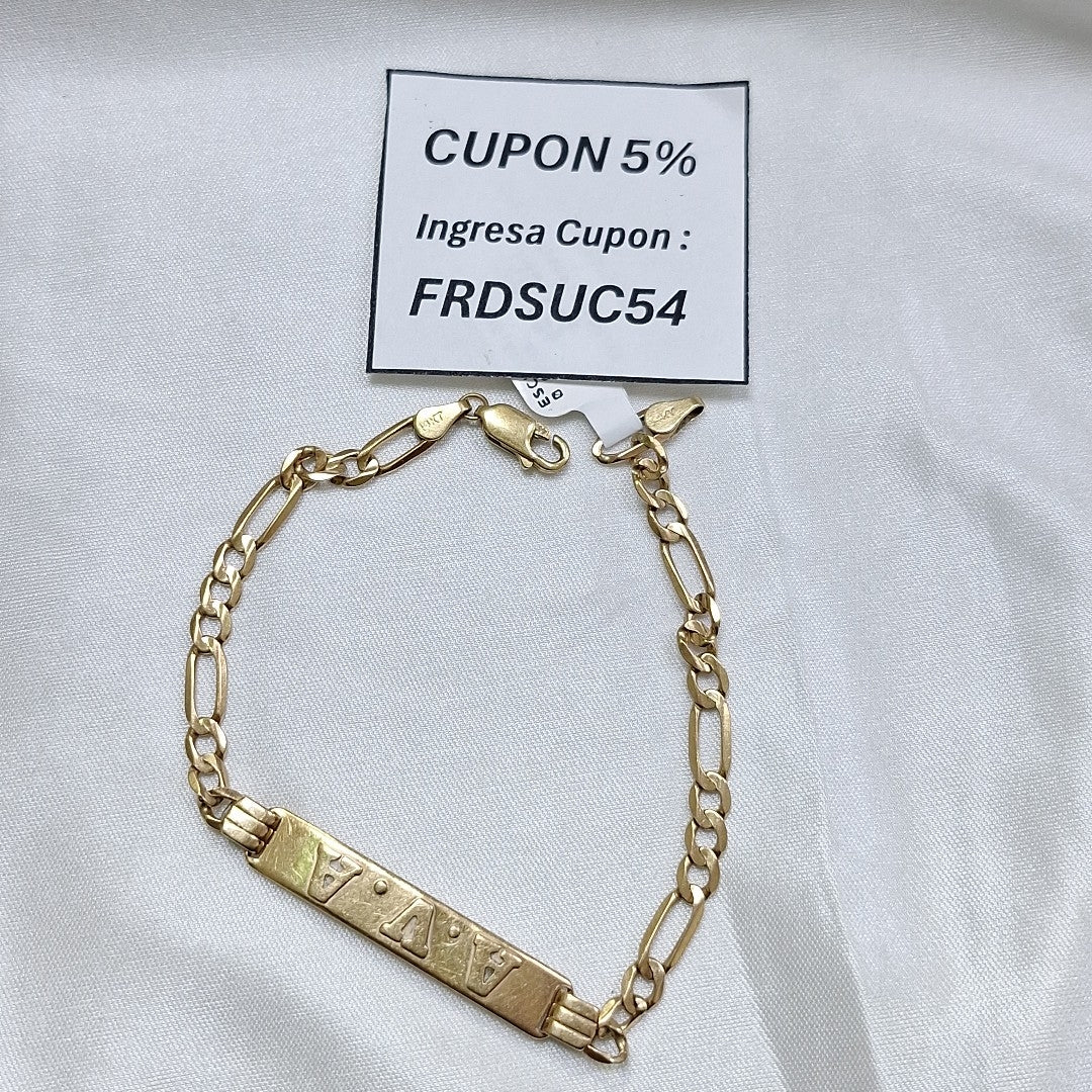 ESCLAVA ORO 14 K 7,50 GRMS (SEMINUEVO)