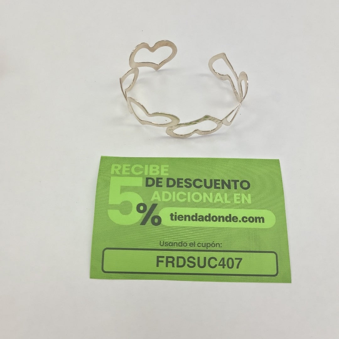 PULSERA RIGIDA PLATA 12.6 GRMS (SEMINUEVO)