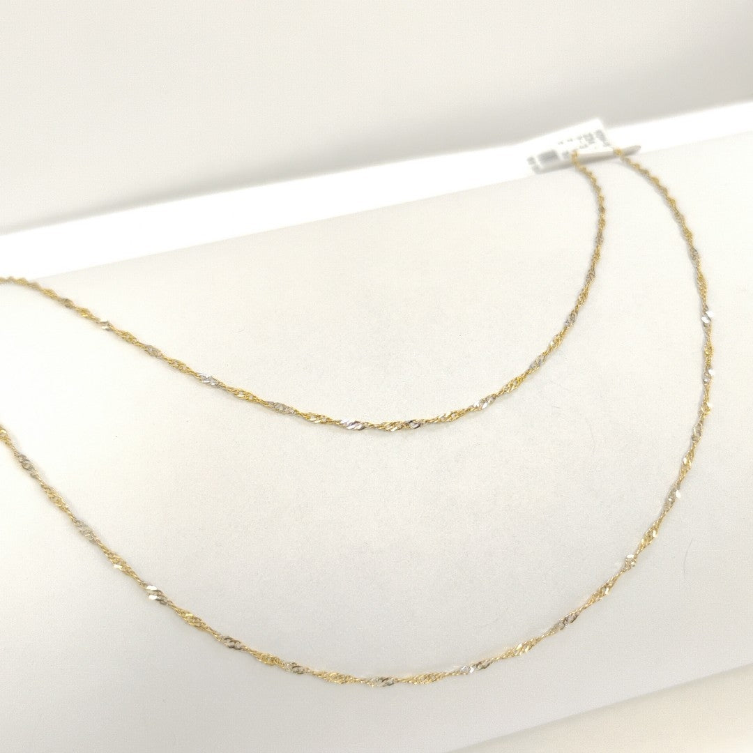 CADENA ORO, RODIADO 14 K 0.7 GRMS (SEMINUEVO)