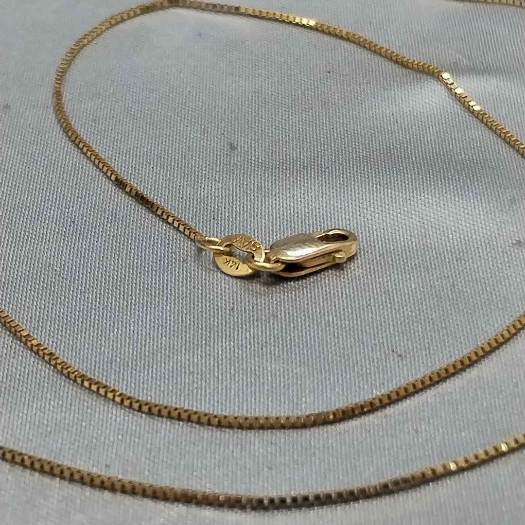 CADENA ORO 14 K 1.5 GRMS (SEMINUEVO)