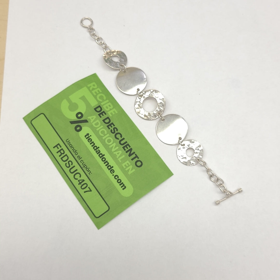 PULSERA PLATA 12.8 GRMS (SEMINUEVO)