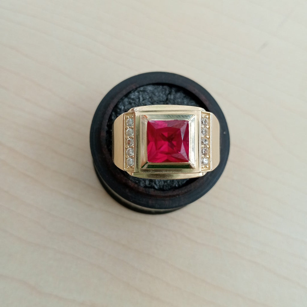 ANILLOS CABALLERO ORO 10K 5.9 (NUEVO)