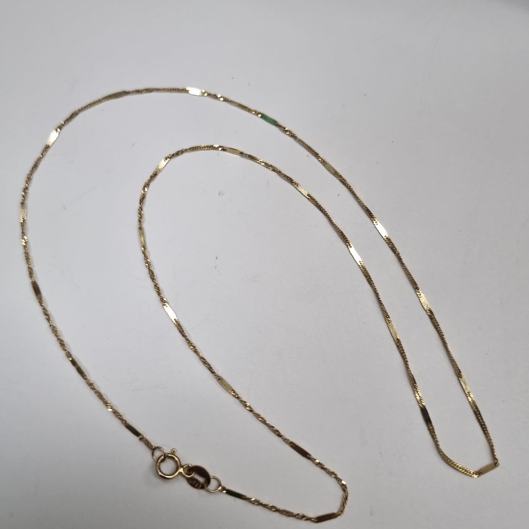CADENA ORO 14 K 1.3 GRMS (SEMINUEVO)