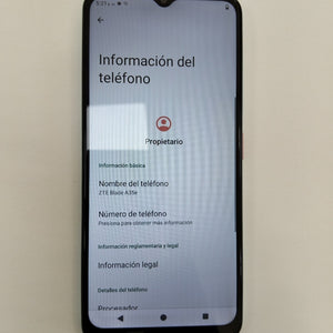 CELULAR ZTE BLADE A35E Z2466 (2024) 64 GB 2 GB RAM (SEMINUEVO)