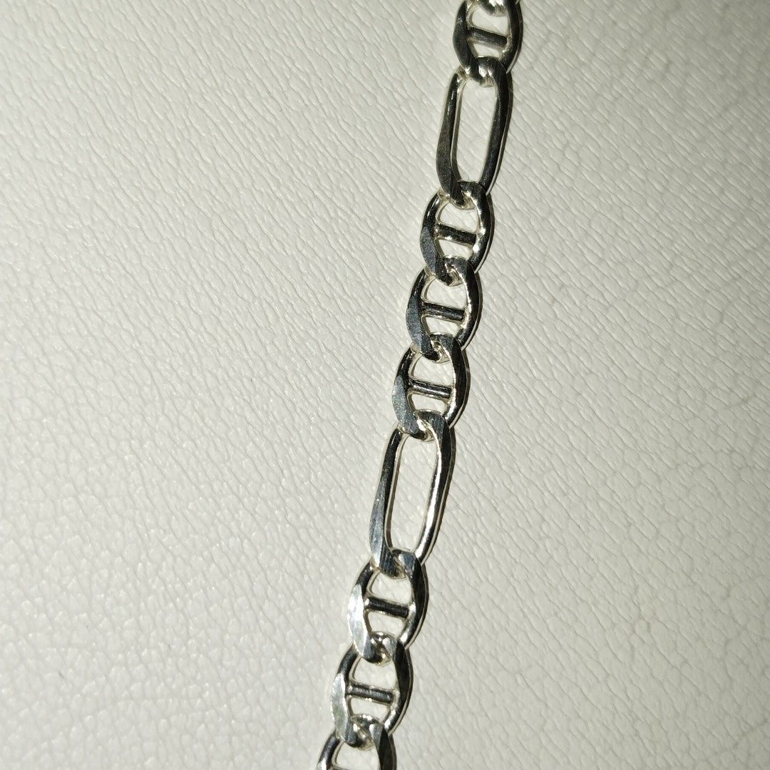 CADENA TEJIDO 3X1 PLATA .925 60 CM 8.2 GR (NUEVO)