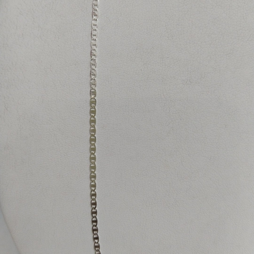 CADENA TEJIDO ESPEJO PLATA .925 55 CM 3.7 GR (NUEVO)