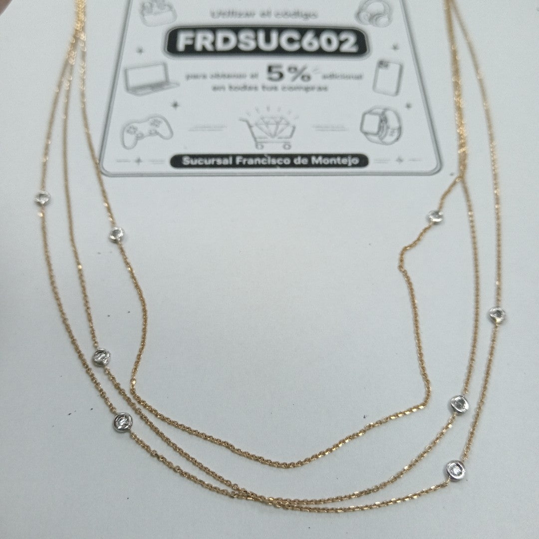 GARGANTILLA ORO 14 K 5.2 GRMS (SEMINUEVO)