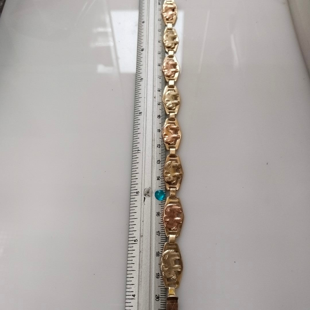 PULSERA ORO,RODIADO 10 K 8,60 GRMS (SEMINUEVO)